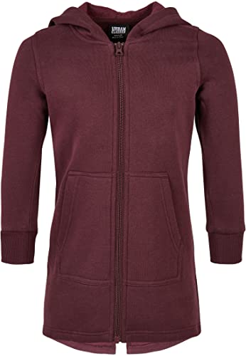 Urban Classics Mädchen UCK1075-Girls Sweat Parka Jacke, Redwine, 110/116 von Urban Classics