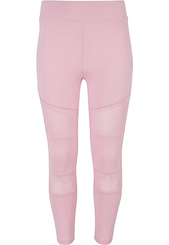 Urban Classics Mädchen Girls Tech Mesh Leggings Hose, girlypink, 110/116 von Urban Classics