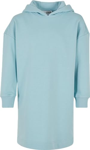 Urban Classics Mädchen UCK4094-Girls Oversized Terry Hoody Dress Kapuzenpullover, Oceanblue, 122/128 von Urban Classics