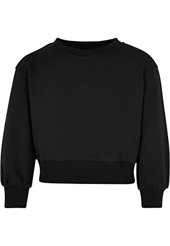 Urban Classics Mädchen Sweatshirt Girls Oversized Crewneck Black 110/116 von Urban Classics