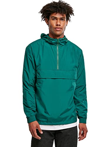 Urban Classics Men's Basic Pull Over Jacket Jacke, greenlancer, 5XL von Urban Classics