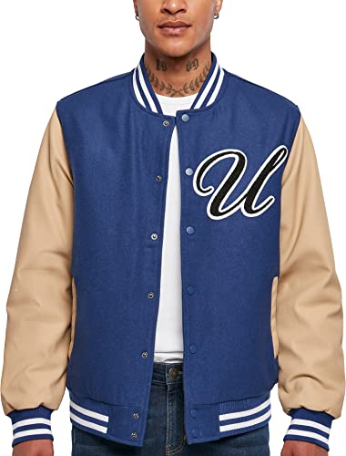 Urban Classics Herren Big U College Jacket spaceblue, XL von Urban Classics