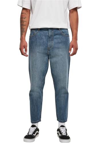 Urban Classics Men's TB5591-Cropped Tapered Jeans, middeepblue, 32 Urban Classics Men's TB5591-Cropped Tapered Jeans, middeepblue, 32 von Urban Classics