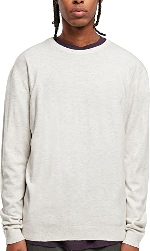 Urban Classics Men's TB5544-Eco Mix Sweater Sweatshirt, lightgrey, XL von Urban Classics