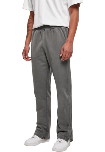 Urban Classics Men's TB4957-Heavy Terry Garment Dye Slit Sweatpants Pants, darkshadow, L von Urban Classics