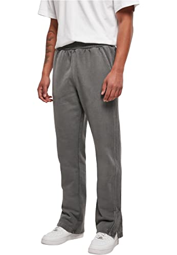 Urban Classics Men's TB4957-Heavy Terry Garment Dye Slit Sweatpants Pants, darkshadow, M von Urban Classics