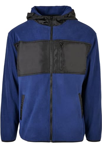 Urban Classics Men's TB5534-Hooded Micro Fleece Jacket Jacke, spaceblue, 3XL von Urban Classics