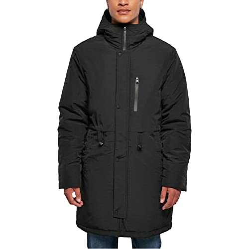 Urban Classics Men's Light Parka Jacke, Black, XL von Urban Classics