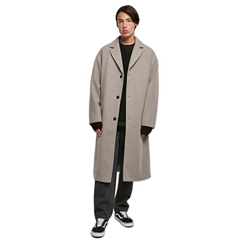 Urban Classics Men's Long Coat Mantel, wolfgrey, XXL von Urban Classics