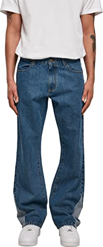 Urban Classics Men's TB4949-Organic Triangle Denim Hose, mid Indigo Washed, 33 von Urban Classics