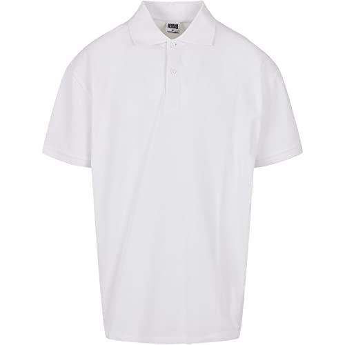 Urban Classics Herren Oversized Polo Polohemd, white, M von Urban Classics