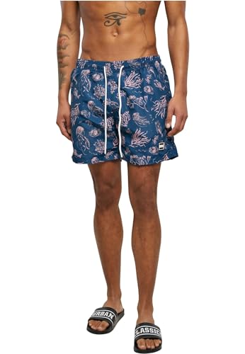 Urban Classics Herren Pattern Swim Shorts Badehose, Nautical AOP, M von Urban Classics