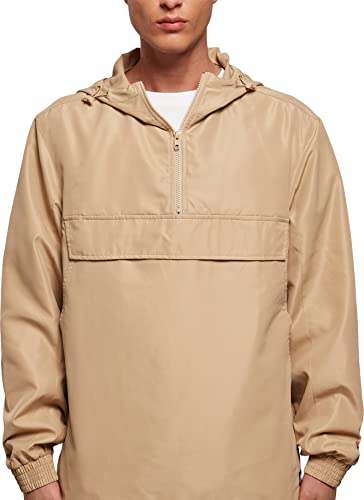 Urban Classics Men's TB4928-Recycled Basic Pull Over Jacket Jacke, unionbeige, XL von Urban Classics