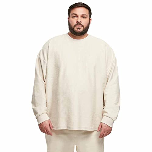 Urban Classics Herren Rib Terry Boxy Crew M softseagrass von Urban Classics