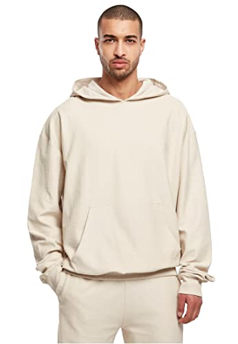 Urban Classics Men's TB5504-Rib Terry Boxy Hoody Sweatshirt, softseagrass, 4XL von Urban Classics