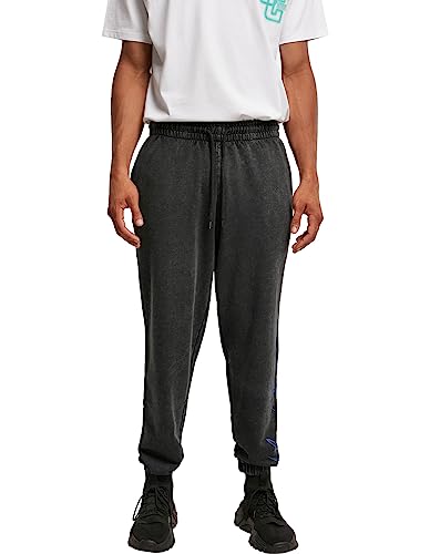 Urban Classics Men's TB4941-Script Logo Sweatpants Trainingsanzug, Black, L von Urban Classics