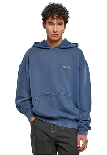 Urban Classics Herren Small Embroidery Hoodie Sweatshirt, Spaceblue, 3XL EU von Urban Classics