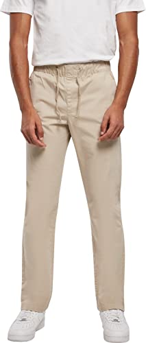 Urban Classics Men's TB5521-Straight Slit Trouser Pants, softseagrass, M von Urban Classics