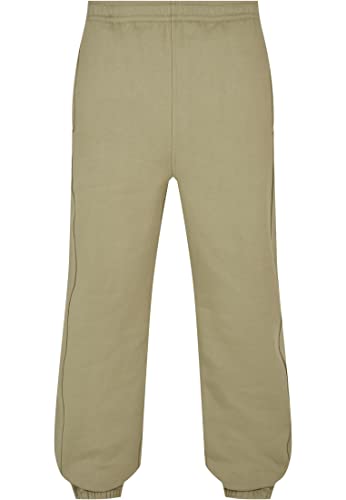Urban Classics Herren Trainingshose Sweatpants, Jogginghose für Männer, Straight Leg, Reißverschlüsse an den Beinabschlüssen, XXL, teagreen von Urban Classics