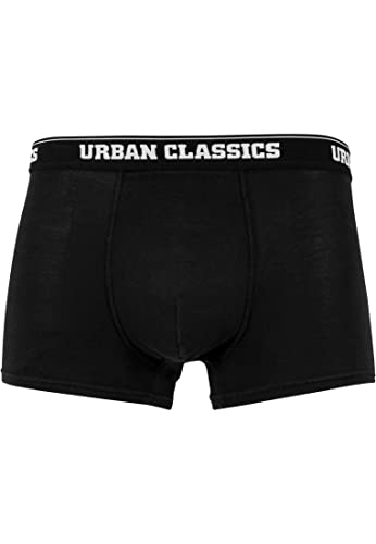 Urban Classics Männer Boxer Shorts 3-Pack red Plaid AOP+Moose AOP+blk, 4XL von Urban Classics