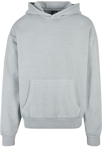 Urban Classics Men's TB4955-Heavy Terry Garment Dye Hoody Sweatshirt, summerblue, XXL Urban Classics Men's TB4955-Heavy Terry Garment Dye Hoody Sweatshirt, summerblue, XXL von Urban Classics