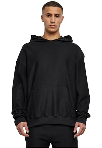 Urban Classics Herren Rib Terry Boxy Hoody XXL Black von Urban Classics