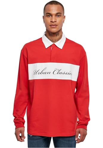 Urban Classics Herren Oversized Rugby Longsleeve hugered, L von Urban Classics