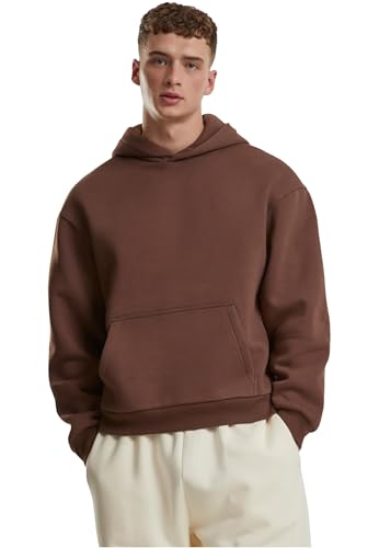 Urban Classics Fluffy Hoody chocolatebrown, XS von Urban Classics