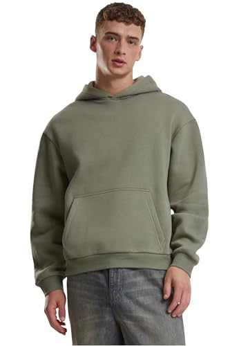 Urban Classics Fluffy Hoody 4XL paleolive von Urban Classics