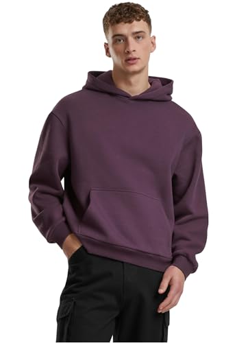 Urban Classics Fluffy Hoody plumpurple, L von Urban Classics
