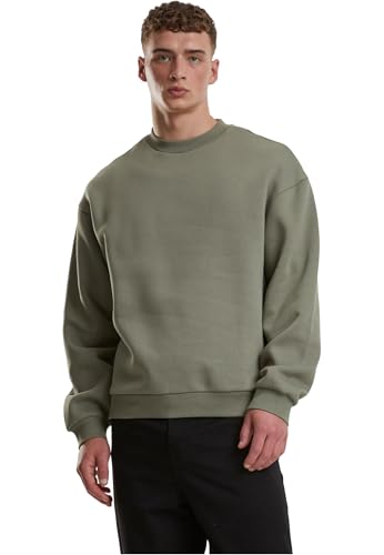 Urban Classics Fluffy Crewneck paleolive, S von Urban Classics