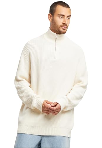Urban Classics Men's TB6762-Rib Basic Troyer Shirt, whitesand, L Urban Classics Men's TB6762-Rib Basic Troyer Shirt, whitesand, L von Urban Classics
