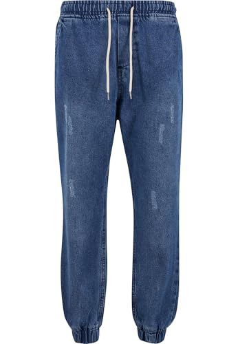 Urban Classics Herren Jeanshose Jogg Denim, lässige Herren Jeans Jogginghose, Tapered Design, Slim Fit von Urban Classics