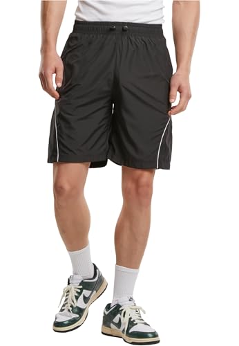 Urban Classics Herren Shorts Piped Panel Trackshorts, Kurze Sporthose mit paspelierten Einsätzen, Trackshorts für Herren, Größen S - 5XL von Urban Classics