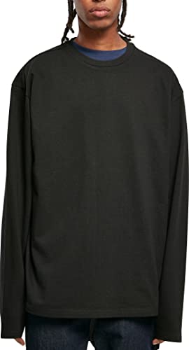 Urban Classics Men's TB5563-Ultra Heavy Oversized Longsleeve T-Shirt, Black, L von Urban Classics