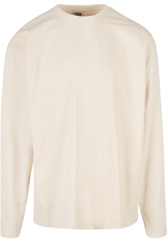 Urban Classics Men's TB5563-Ultra Heavy Oversized Longsleeve T-Shirt, whitesand, 4XL von Urban Classics