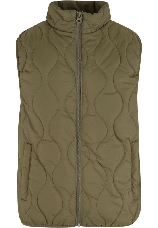 Urban Classics Mens Super Light Bubble Vest Weste oliv in M von Urban Classics