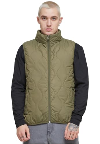 Urban Classics Mens Super Light Bubble Vest olive, L von Urban Classics
