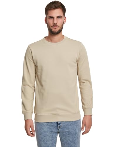 Urban Classics Herren TB3484-Basic Terry Crew Pullover Sweater, Concrete, XXL von Urban Classics