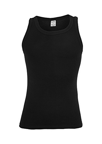 Urban Classics Mens Tanktop | Herren Muskelshirt in black in Größe: M + original Bandana gratis von Urban Classics