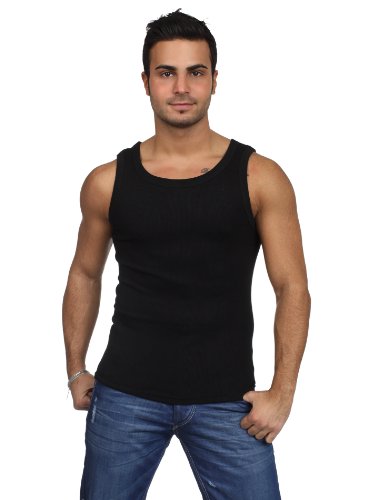 Urban Classics - Mens Tanktop TB066 T-Shirt Männer Schwarz Größe L von Urban Classics