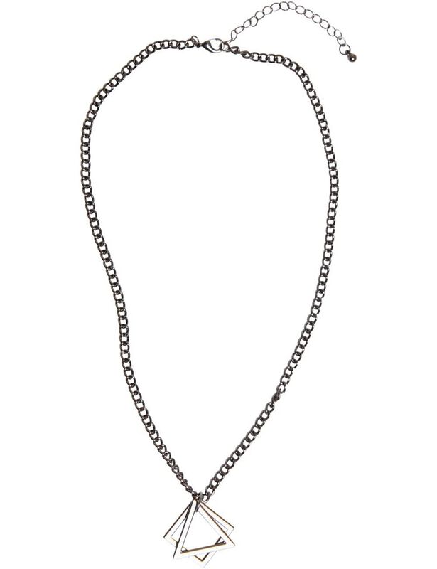 Urban Classics Mercury Layering Necklace Halskette silberfarben von Urban Classics