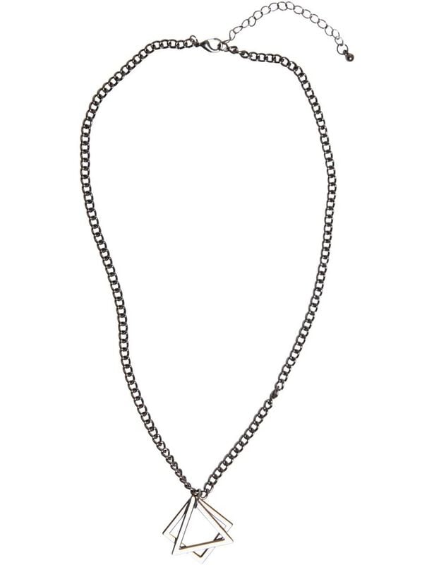 Urban Classics Mercury Layering Necklace Halskette silberfarben von Urban Classics