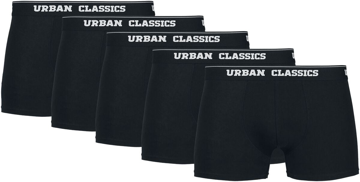 Urban Classics Organic Boxer Shorts 5-Pack Boxershort schwarz in XL von Urban Classics