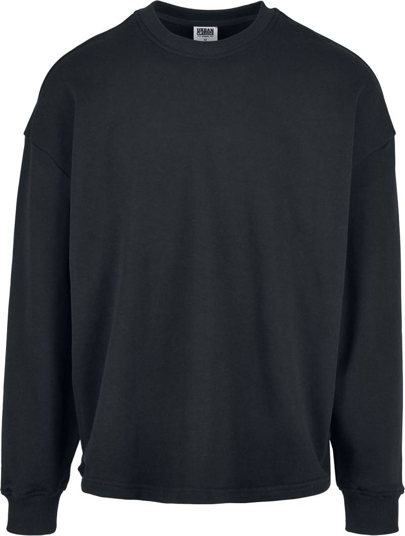 Urban Classics Organic Oversized Boxy Crew Sweatshirt schwarz in M von Urban Classics
