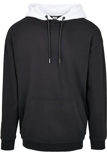 Urban Classics Oversized Hooded Crew Black S von Urban Classics
