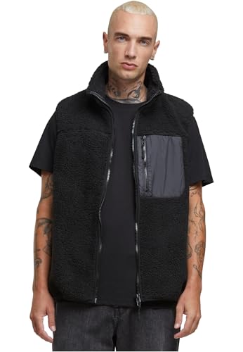 Urban Classics Sherpa Vest black, M von Urban Classics