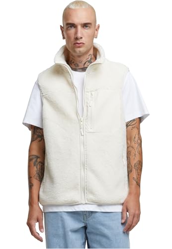 Urban Classics Sherpa Vest whitesand, M von Urban Classics