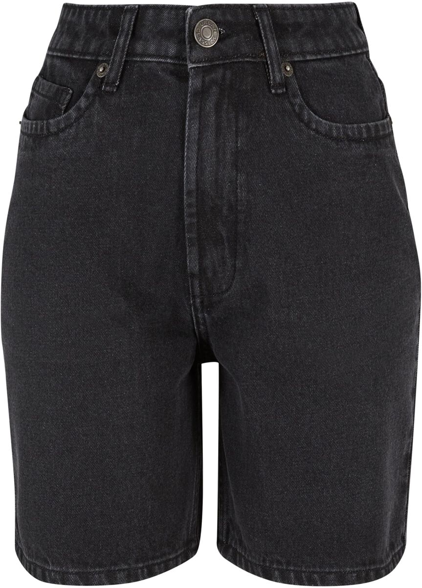 Urban Classics Short - Ladies 90‘s Bermuda - 27 bis 32 - für Damen - Größe 28 - schwarz von Urban Classics