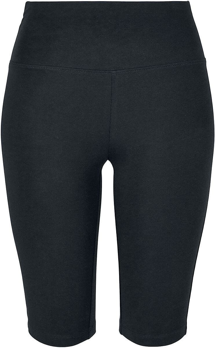 Urban Classics Short - Ladies Organic Stretch Jersey Cycle Shorts - XS bis 4XL - für Damen - Größe XXL - schwarz von Urban Classics